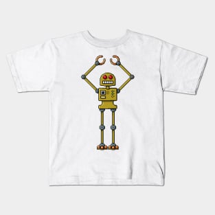 Pixel Robot 198 Kids T-Shirt